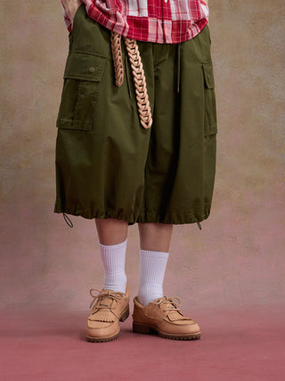 Unlimited Mote Utility Cargo Shorts-Army Green