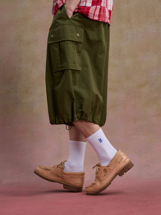 Unlimited Mote Utility Cargo Shorts-Army Green
