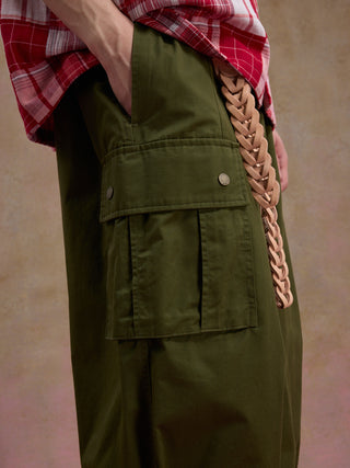 Unlimited Mote Utility Cargo Shorts-Army Green