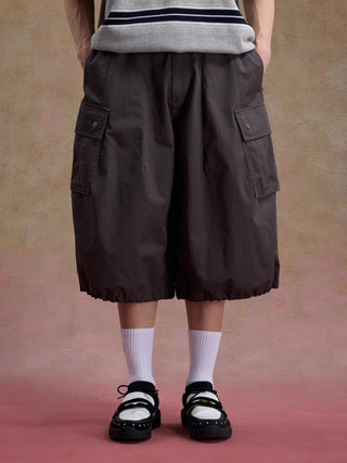 Unlimited Mote Utility Cargo Shorts-Dark Gray