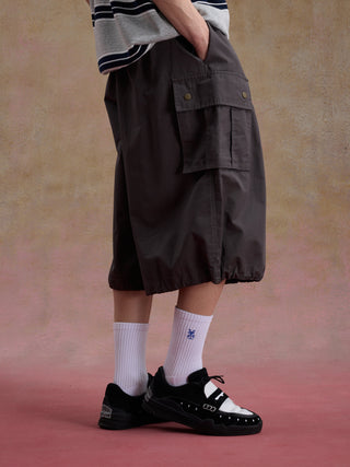 Unlimited Mote Utility Cargo Shorts-Dark Gray