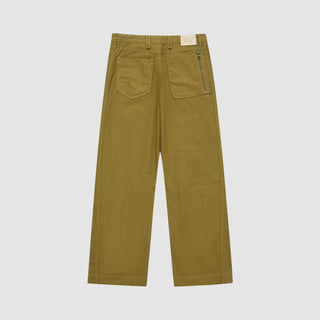 KILLWHY Waxed Jeans-Mud Yellow