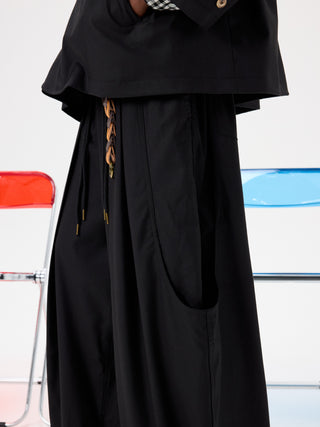 Unlimited Mote TR Balloon Trousers-Black