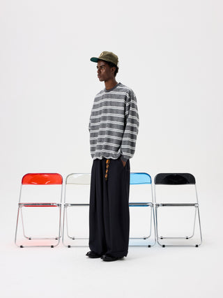 Unlimited Mote Striped Boxy Long Sleeve Shirt