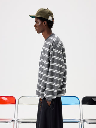 Unlimited Mote Striped Boxy Long Sleeve Shirt