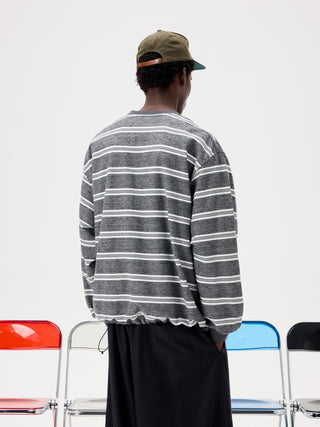 Unlimited Mote Striped Boxy Long Sleeve Shirt