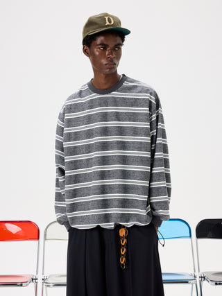 Unlimited Mote Striped Boxy Long Sleeve Shirt