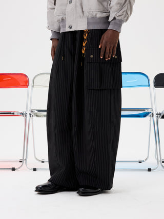 Unlimited Mote Striped M65 Cargo Trousers