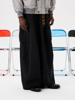 Unlimited Mote Striped M65 Cargo Trousers