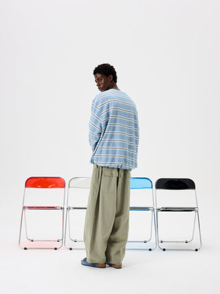 Unlimited Mote Striped Boxy Long Sleeve Shirt