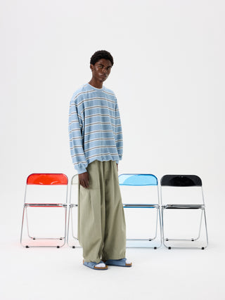 Unlimited Mote Striped Boxy Long Sleeve Shirt