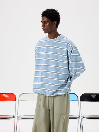 Unlimited Mote Striped Boxy Long Sleeve Shirt