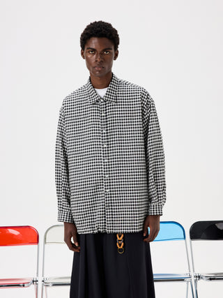 Unlimited Mote Plaid Balloon Shirt
