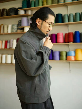 MIZUTOKI Blouson Jacket-Stone Grey