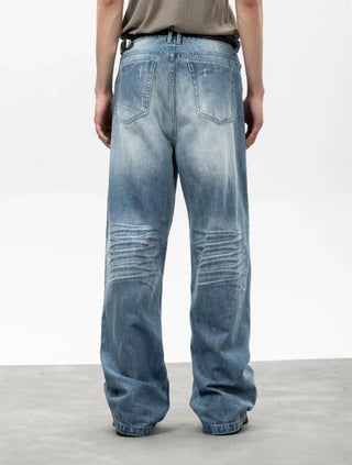 Rustynaill Washed Blue Jeans