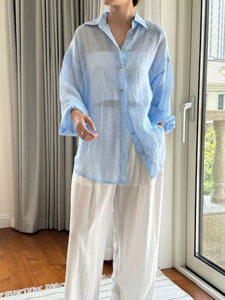 Oversized Linen Shirt