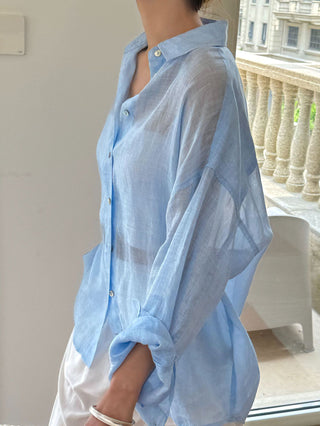 Oversized Linen Shirt