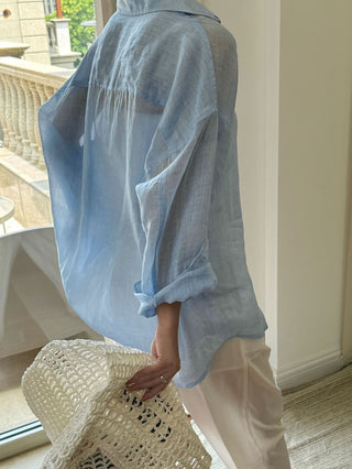 Oversized Linen Shirt