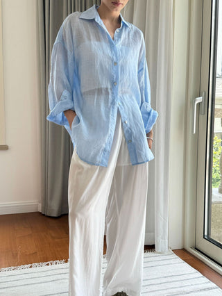 Oversized Linen Shirt