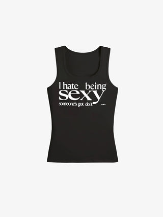 NFAI Slogan Tank Top-Black