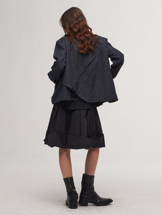 ILNya Woven Linen Textured Jacket