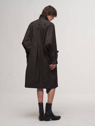 ILNya Patchwork Cocoon Trench Coat