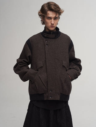 ILNya Knit-Collar Jacket
