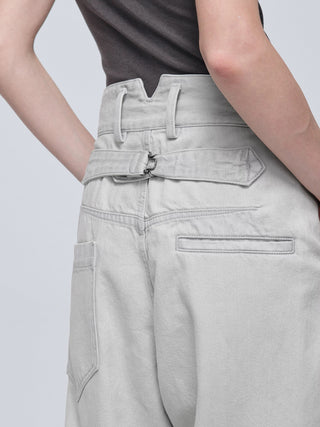 Simple Project Pleated Jeans-Grey