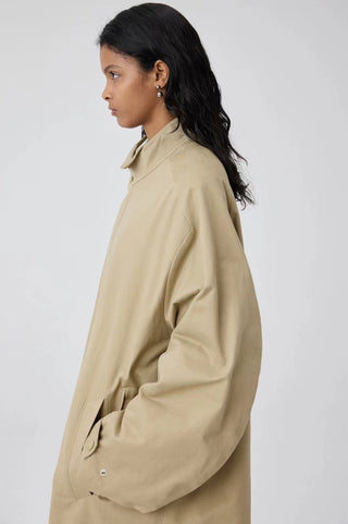 Simple Project Wing Collar Trench Coat