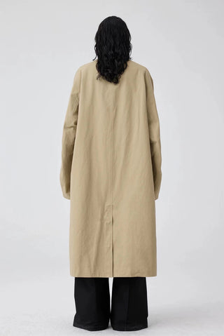 Simple Project Wing Collar Trench Coat