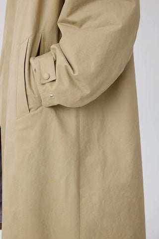 Simple Project Wing Collar Trench Coat