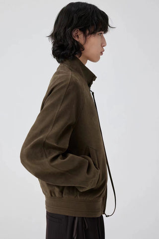 Simple Project Suedette Harrington Jacket