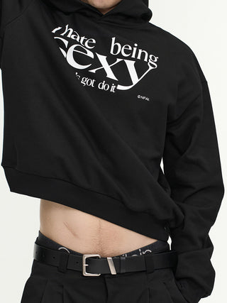 NFAI Sexy Oversized Hoodie-Black