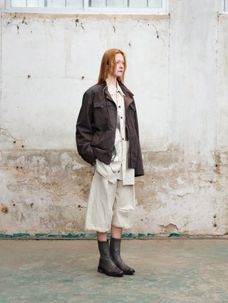 Convertible Backpack Jacket-Brown