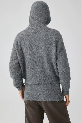 Simple Project Brushed Cardigan-Grey