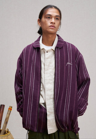 Unlimited Mote Linen Jacket-Purple