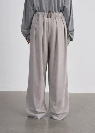 BALIANG Rattan Curved Pants-Smoke Grey