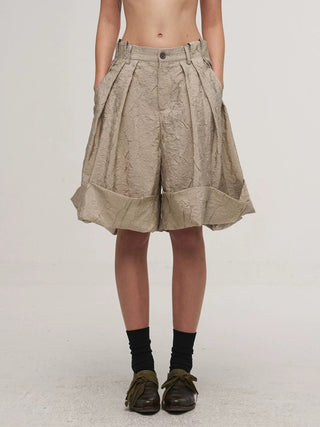 ILNya Metallic Nylon Shorts