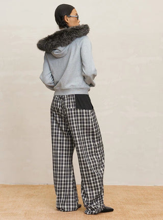 BALIANG Plaid Drawstring Pants
