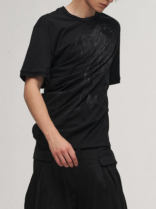 ILNya Split Tee-Black