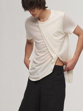 ILNya Split Tee-Black