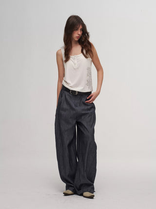 ILNya Bone Jeans-Navy