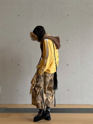 Relabel Camouflage Leopard Cargo Jorts