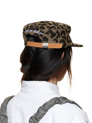 6CRAYON Leopard Brimmed Baseball Cap