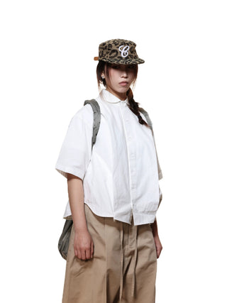 6CRAYON Leopard Brimmed Baseball Cap