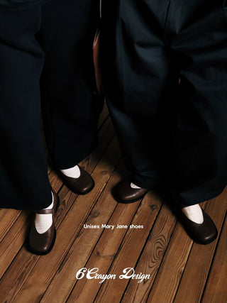 6CRAYON Mary Janes-Brown