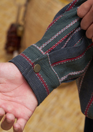 Unlimited Mote Linen Jacket-Green