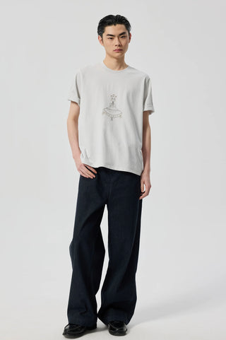 Simple Project Raw Selvedge Jeans-Dark Navy