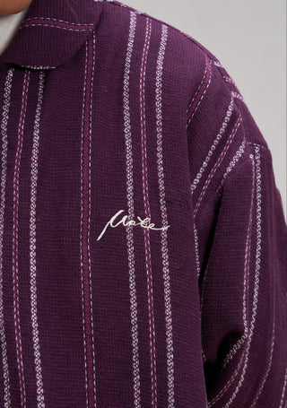 Unlimited Mote Linen Jacket-Purple