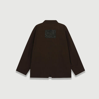 LANSYINLI Appliqué Wabi-Sabi Shirt Jacket